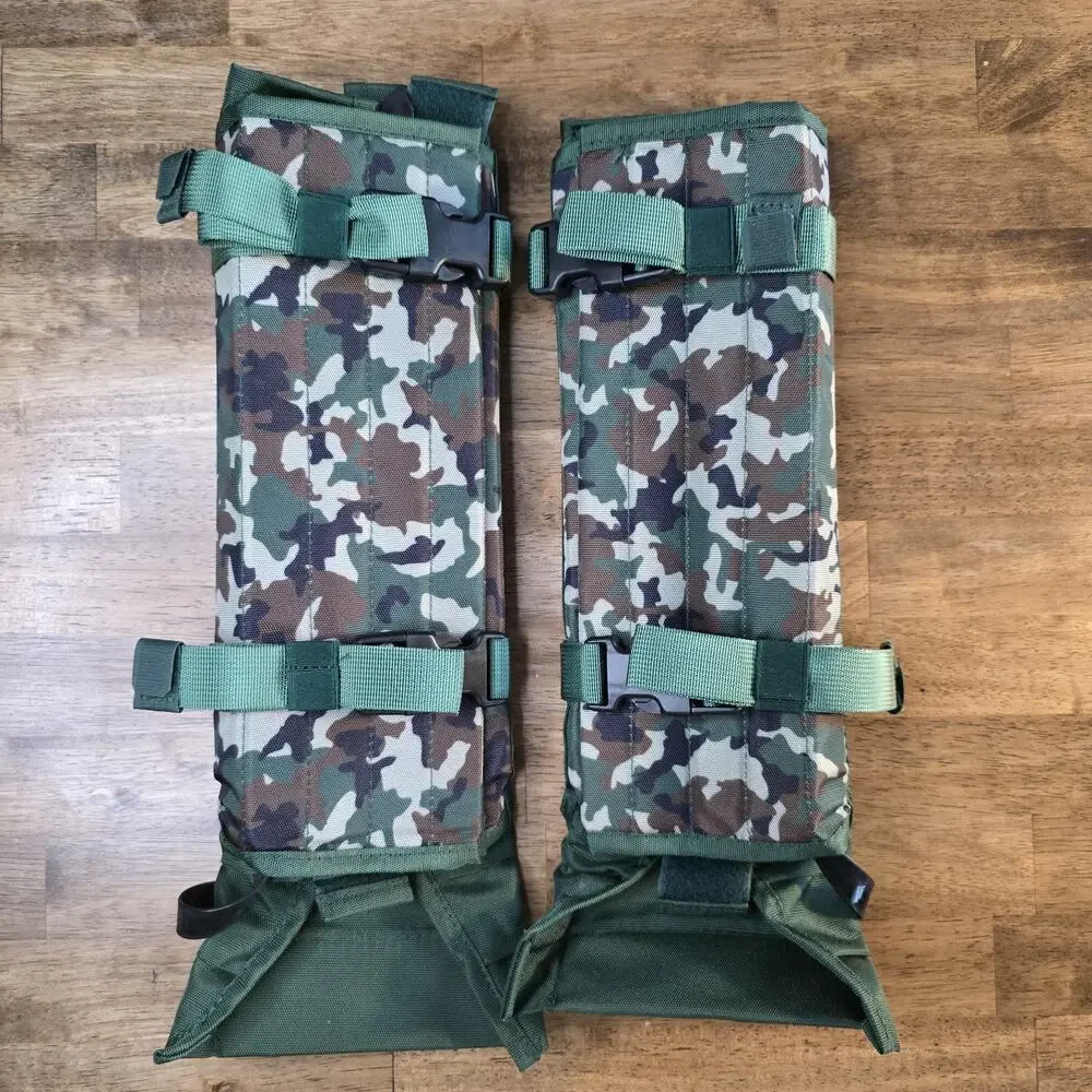 ZHZ Snake Gaiters Waterproof Adjustable Leg Chaps Army Green NEW